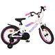 Volare Lily Kinderfiets - Meisjes - 16 inch - Wit Roze Paars - Twee Handremmen