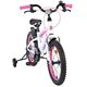 Volare Lily Kinderfiets - Meisjes - 16 inch - Wit Roze Paars - Twee Handremmen
