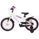 Volare Lily Kinderfiets - Meisjes - 16 inch - Wit Roze Paars - Twee Handremmen