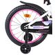 Volare Lily Kinderfiets - Meisjes - 18 inch - Wit Roze Paars