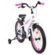 Volare Lily Kinderfiets - Meisjes - 18 inch - Wit Roze Paars