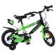 Volare Sportivo Kinderfiets - Jongens - 12 inch - Groen Zwart - Twee Handremmen