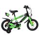 Volare Sportivo Kinderfiets - Jongens - 12 inch - Groen Zwart - Twee Handremmen