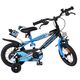 Volare Sportivo Kinderfahrrad - Jungen - 12 Zoll - Blau Schwarz - Zwei Handbremsen