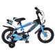 Volare Sportivo Kinderfahrrad - Jungen - 12 Zoll - Blau Schwarz - Zwei Handbremsen