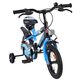 Volare Sportivo Kinderfahrrad - Jungen - 12 Zoll - Blau Schwarz - Zwei Handbremsen