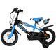 Volare Sportivo Kinderfahrrad - Jungen - 12 Zoll - Blau Schwarz - Zwei Handbremsen