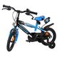 Volare Sportivo Kinderfahrrad - Jungen - 12 Zoll - Blau Schwarz - Zwei Handbremsen