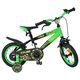 Volare Strike Kinderfiets - Jongens - 12 inch - Zwart Groen