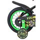 Volare Strike Kinderfiets - Jongens - 12 inch - Zwart Groen