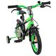 Volare Strike Kinderfiets - Jongens - 12 inch - Zwart Groen - Twee Handremmen
