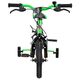 Volare Strike Kinderfiets - Jongens - 12 inch - Zwart Groen - Twee Handremmen