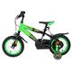 Volare Strike Kinderfiets - Jongens - 12 inch - Zwart Groen - Twee Handremmen