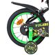 Volare Strike Kinderfiets - Jongens - 14 inch - Zwart Groen - Twee handremmen