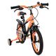 Volare Strike Kinderfiets - Jongens - 14 inch - Zwart Oranje - Twee handremmen