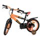 Volare Strike Kinderfiets - Jongens - 14 inch - Zwart Oranje - Twee handremmen