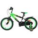 Volare Strike Kinderfiets - Jongens - 16 inch - Zwart Groen - Twee Handremmen