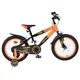 Volare Strike Kinderfiets - Jongens - 16 inch - Zwart Oranje - Twee Handremmen