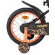 Volare Strike Kinderfiets - Jongens - 16 inch - Zwart Oranje - Twee Handremmen