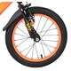 Volare Strike Kinderfiets - Jongens - 16 inch - Zwart Oranje - Twee Handremmen