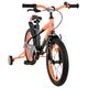 Volare Strike Kinderfiets - Jongens - 16 inch - Zwart Oranje - Twee Handremmen