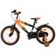 Volare Strike Kinderfiets - Jongens - 16 inch - Zwart Oranje - Twee Handremmen