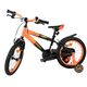 Volare Strike Kinderfiets - Jongens - 16 inch - Zwart Oranje - Twee Handremmen