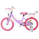 Volare Unicorn Kinderfahrrad – Mädchen – 16 Zoll – Lila