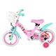 Paw Patrol Kinderfiets - Meisjes - 12 inch - Roze - Twee handremmen