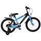 Volare Sportivo Kinderfiets - Jongens - 18 inch - Blauw Zwart - Twee Handremmen
