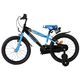 Volare Sportivo Kinderfiets - Jongens - 18 inch - Blauw Zwart - Twee Handremmen
