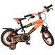 Volare Strike Kinderfiets - Jongens - 12 inch - Zwart Oranje - Twee Handremmen
