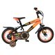 Volare Strike Kinderfiets - Jongens - 12 inch - Zwart Oranje - Twee Handremmen