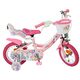 Volare Unicorn Kinderfiets - Meisjes - 12 inch - Roze - Twee handremmen