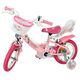 Volare Unicorn Kinderfiets - Meisjes - 12 inch - Roze - Twee handremmen
