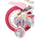 Volare Unicorn Kinderfiets - Meisjes - 12 inch - Wit - Twee handremmen