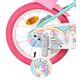 Volare Unicorn Børnecykel - Pigecykel - 14 tommer - Grøn