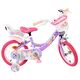 Volare Unicorn Kinderfiets - Meisjes - 14 inch - Paars - Twee Handremmen