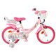 Volare Unicorn Kinderfahrrad – Mädchen – 14 Zoll – Rosa