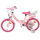 Volare Unicorn Kinderfahrrad – Mädchen – 14 Zoll – Rosa