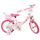 Volare Unicorn Kinderfiets - Meisjes - 14 inch - Roze - Twee Handremmen