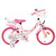 Volare Unicorn Kinderfiets - Meisjes - 14 inch - Roze - Twee Handremmen