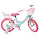 Volare Unicorn Children's Bike - Girls - 16 inch - Green