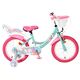 Volare Unicorn Children's Bike - Girls - 16 inch - Green