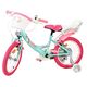 Volare Unicorn Children's Bicycle - Girls - 16 inch - Green - Two Hand Brakes