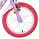 Volare Unicorn Children's Bicycle - Girls - 16 inch - Purple - Two Hand Brakes