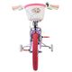 Volare Unicorn Children's Bicycle - Girls - 16 inch - Purple - Two Hand Brakes