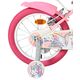 Volare Unicorn Children's Bicycle - Girls - 16 inch - Pink - Two Hand Brakes