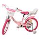 Volare Unicorn Children's Bicycle - Girls - 16 inch - Pink - Two Hand Brakes