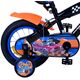 Hot Wheels Kinderfiets - Jongens - 12 inch - Zwart Oranje Blauw - Twee handremmen